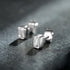 Lourdai Emerald Cut Zirconia Stud Earring