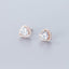 Lourdai AAA Zircon Heart Stud Earring