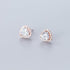 Lourdai AAA Zircon Heart Stud Earring