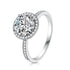 Lourdai Round Clear CZ Fashion Ring